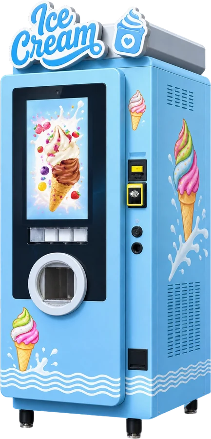 TC-ICE Soft Serve Ice Cream Machine, vending machine